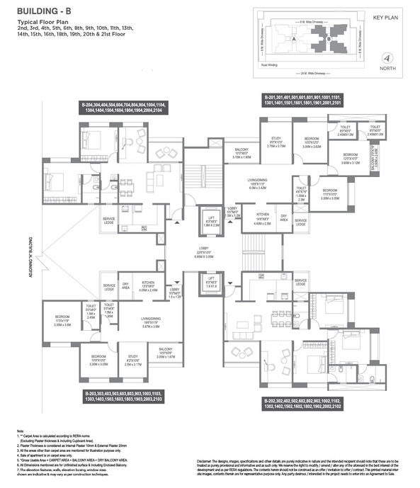 Mantra Infinity 3 BHK